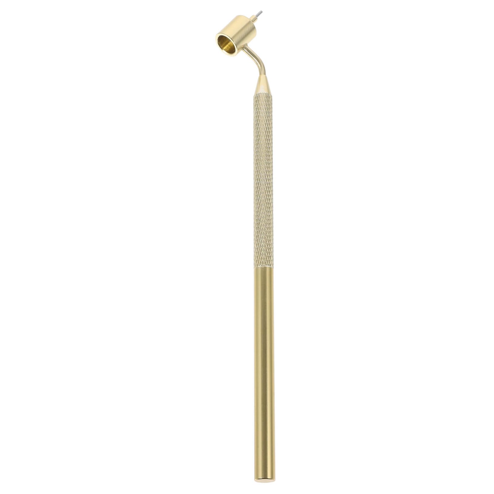 Didiseaon 5 Pezzi penna per ritocchi auto penna per riparazione auto pennarelli riempibili per auto penna per auto vernice per ritocchi auto pennarello per pneumatici alluminio Golden