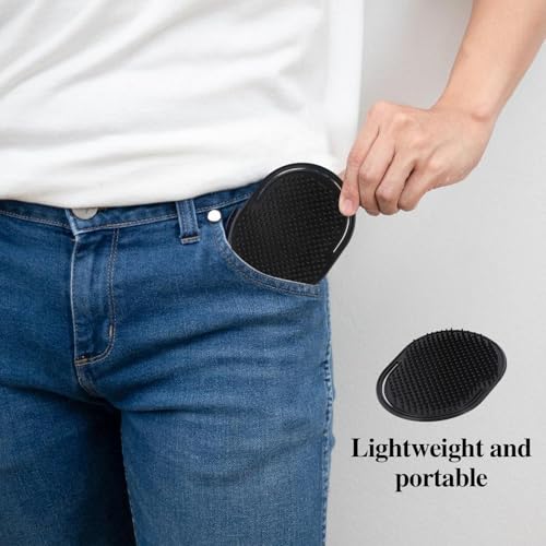 6 Peines Palm para Hombre, Masajeador Portátil miniatura 4