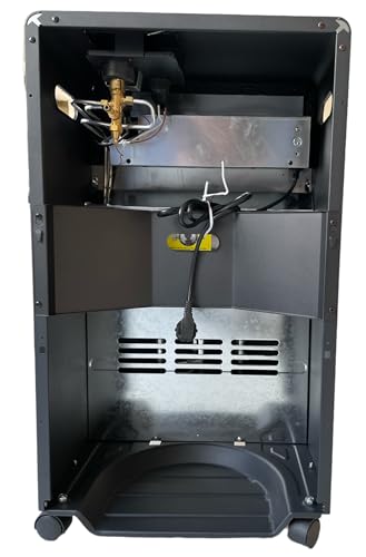 Stufa a Gas Infrarossi Termoventilata fino a 4,1 Kw Antiribaltamento Controllo Anidride Carbonica + Kit Regolatore GAS - 2