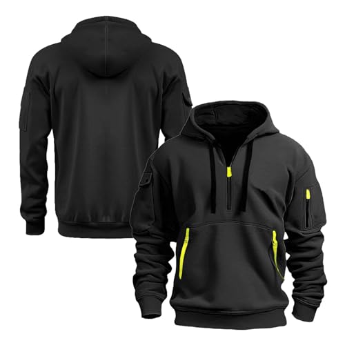 Men's Pullover Long Sleeve Hoodie Graphic Outwear with Pocket Sweatshirt Cozy Coat-HeiS||S