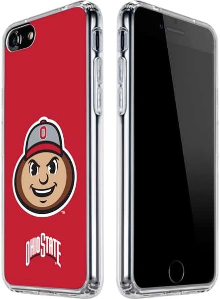 Skinit Clear Phone Case Compatible with iPhone SE (2nd & 3rd Gen) - Officially Licensed Ohio State University The Ohio State Buckeyes Design