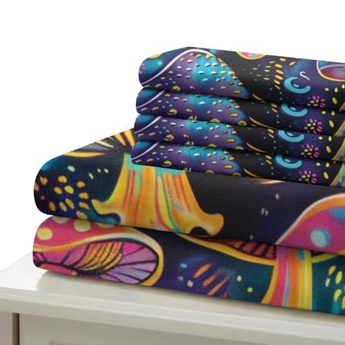 Parure de lit double microfibre douce housse de couette imprimé 3D 200x200