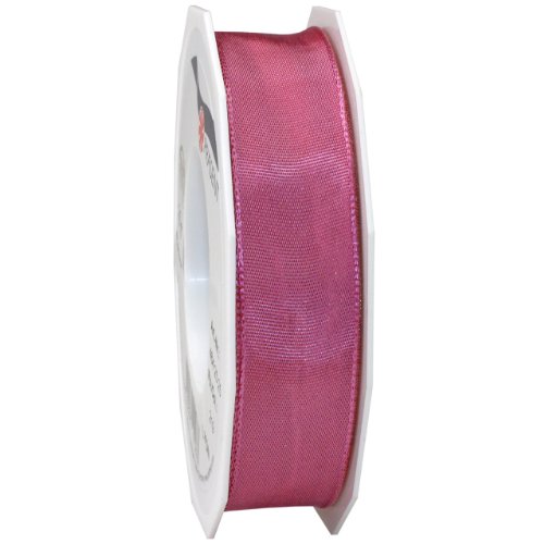 Ruban Lyon Morex Ribbon vieux rose de 27 yards pour loisirs créatifs