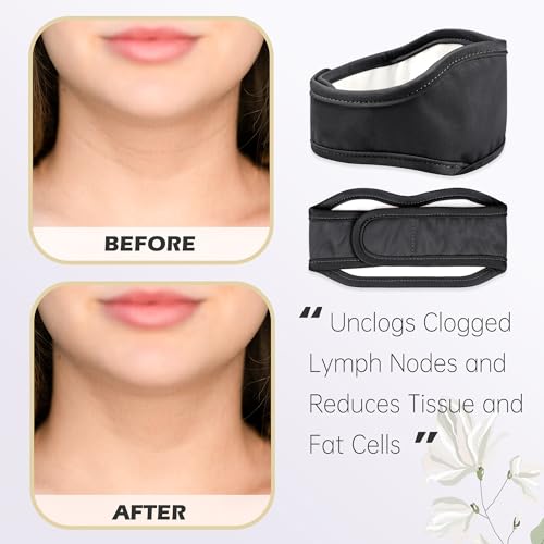 Image of 2 Pack Castor Oil Pack Wrap Organic Cotton for Liver Detox, Reusable Castor Oil Compress Highly Absorbent Anti Oil Leak, Black（Oil are Not Include