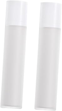 50ml Airless Lotion Dispenser Bottle 2pcs Travel Cosmetic Pump Bottles Rotating Cap for Essential Oils Serums and Lotions