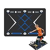 Contrôle amélioré du ballon : notre tapis d'entraînement de football aide à perfectionner le contrôle horizontal du ballon en alternant les cou-de-pied internes et externes, ce qui améliore la confiance et l'efficacité des joueurs dans le jeu tout en améliorant leurs compétences de contrôle du ballon.