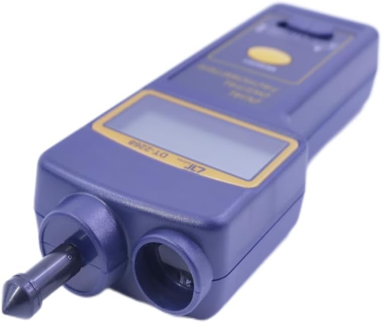 Close-up view of the Photo and Contact sensors on the DT-2268 Tachometer.