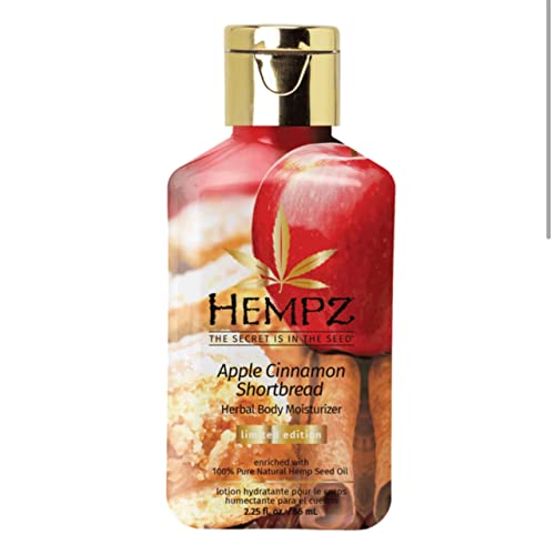 Hempz - Apple Cinnamon Shortbread Herbal Body Lotion, Travel Mini, 2.25 ounce