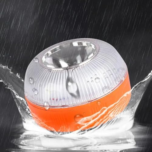 Miniatura 3 de Aohewei V16 Luz De Emergencia Con Base Magnética Para Techo De Coche, Luz Led Intermitente De 360 , Resistente Al Agua Ip54 Sustituta Del Triángulo De Emergencia Para Coches, Autocaravanas Y Camiones