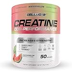 Cellucor Creatine Powder, Watermelon Flavor - Increases Strength, Lean Muscle Mass & Endurance, Micronized Creatine for Fast Absorption, 5g Creatine per Serving, 50 Servings