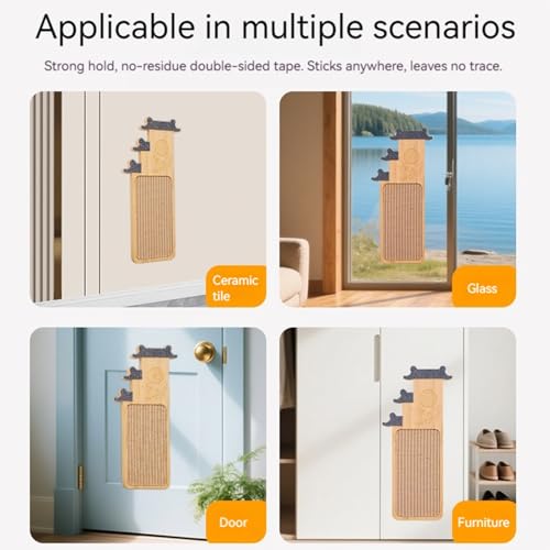 Griffoir pour chat sans perçage : protégez vos murs avec ce tapis vertical