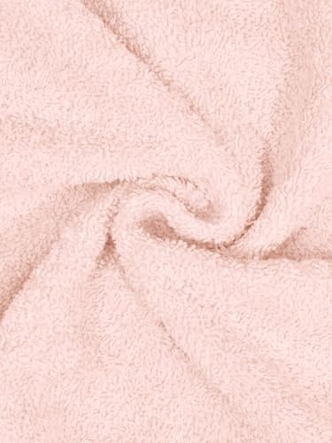 Image of Bombay Dyeing Towel 100% Cotton Tulip Bath Turkish Towel | 450 GSM, Super Soft & Ultra Absorbent | 75cm x 150cm | Hand Washable & Machine Washable (Powder Pink)