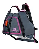 Owntop Swim Jackets Adult, Adjustable Safety Strap, Womens Swim Vest Kayak, Buoyancy Float Vests for Fishing Swimming Stand-up Paddle (Gray-Pink, XL/XXL)