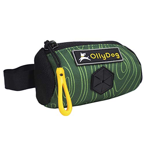 Image of OllyDog Scoop Pick Up Bag, Dog Waste Dispenser, Sage Bark, One Size