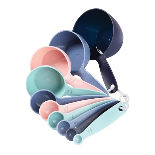 All Time Plastic Precise Measuring Cups & Spoon Combo of 10 Pcs for Dry or Liquid/Kitchen Gadgets for Cooking & Baking Cakes/Measuring Cup Set Combo with Handles (Set of 5 Cups & 5 Spoons)