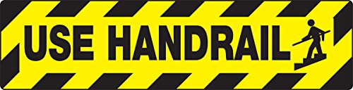Accuform Placa de vinil antiderrapante PSD620 Skid-Gard, legenda 