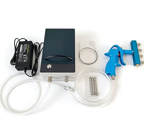 Electric Injector Meat Processor Electric Meat Saline Syringe Pump High Pressure Bacon Pump Gun with 316 Stainless Steel Needle (4 Needle Set)