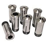 7pcs 5C Hex Collet Set for Automatic Lathes CNC Lathes