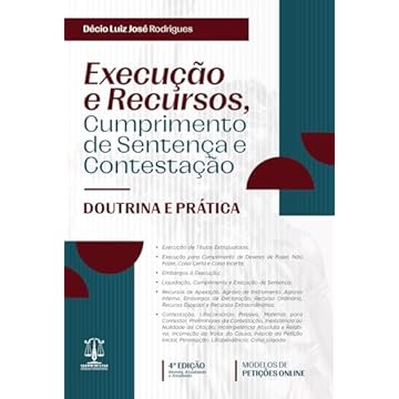 Capa do livro Execução e Recursos, Cumprimento de Sentenção e Contestção 4Ed.2024