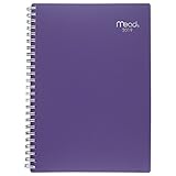 Mead Weekly/Monthly Planner, January 2019 - December 2019, Small Size, Color Will Vary (TLD48510)