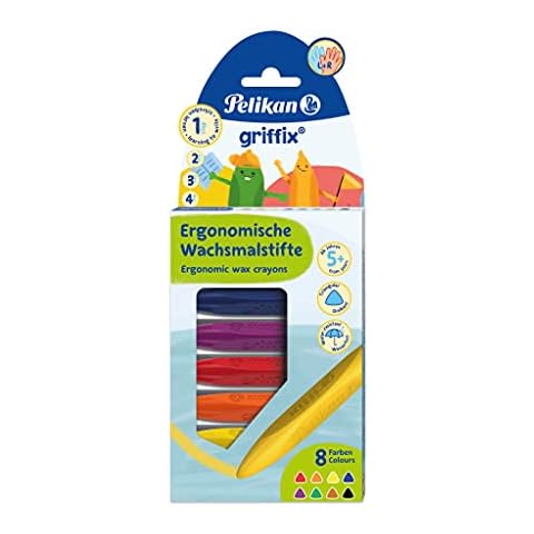 Pelikan 700832 Wachsmaler griffix, 8 Stück sortiert Cover