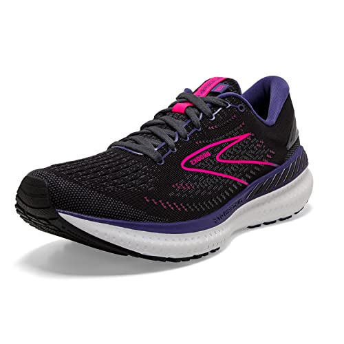 Brooks Glycerin GTS 19, Scarpe da Corsa Donna, Nero/Ebano/Rosa, 38.5 EU