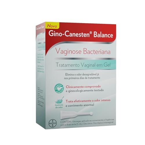 GINO-CANESTEN Balance em Gel, Tratamento para Condições Íntimas, Clinicamente Comprovado, 7 Aplicadores de 5ml