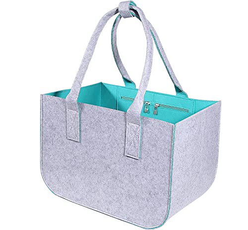 5er Set Tote Bags Damen – Faltbare Einkaufstasche Aus Canvas, 42x38x12 Cm, Mit Bedrucktem Design – Perfekt Für Alltag, Schule & Reisen