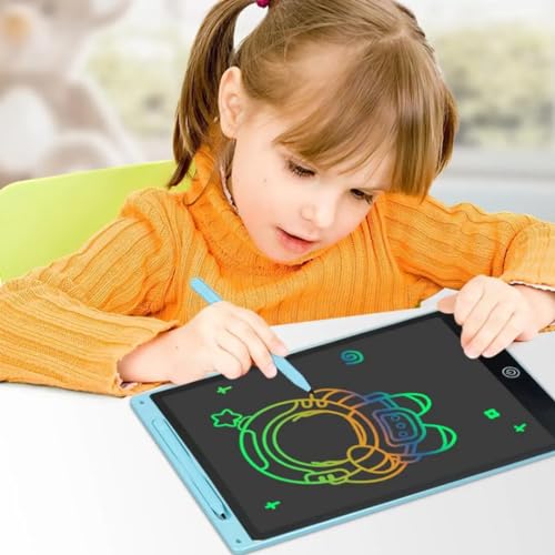 Lousa Mágica Infantil Grande Interativa 12 Polegadas, Quadro Educativo de Desenho com Tela LCD, Mate