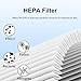 WOCASE 2 Pack AP401 AP402 Upgrade H14 HEPA Air Purifier Filters Replacement,Compatible with Dayette AP401 AP402 & JOWSET AP402 AP403 Air Purifier,4 in 1 High-Efficiency Purification System