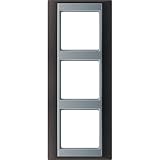 Jung Rahmen AP583ANTAL 3fach anthrazit-Aluminium