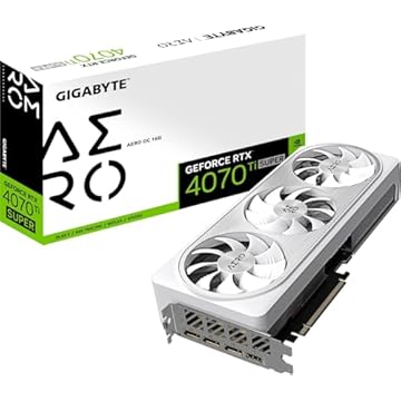 Placa de Vídeo Gigabyte NVIDIA GeForce RTX 4070 Ti Super Aero OC, 16GB, GDDR6X, 256-bit, Branco