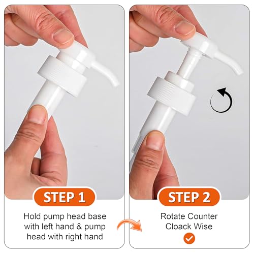 Image of Eightiz Empty Bottle (300 ml) Soap Dispenser for Bathroom Kitchen Large-Capacity Dispensing Bottled Hand Soap Dish Soap Shower Gel Shampoo Washing Powder Replacement Empty Bottle (Pack of 3)