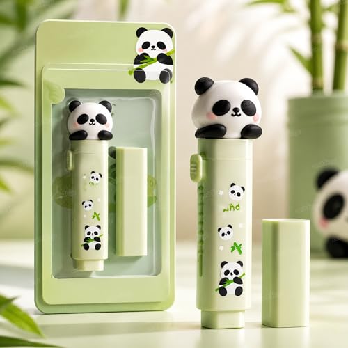 Image of Zest 4 Toyz Eraser for Kids School | Panda Push Pull Pencil Eraser Rubber for Kids Stationary Set | Stationary Set for School Birthday Gifts for Girls & Boys (Pack of 2)