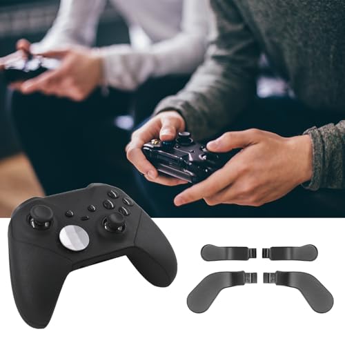 Image of 4 Pcs Elite Control Paddles for Xbox One Elite Controller, Elite Controller Metal Paddles for Xbox One Elite Series 2 /Elite 2 Core Controller, Paddles for Xbox Elite Series 2 Controller(Black)