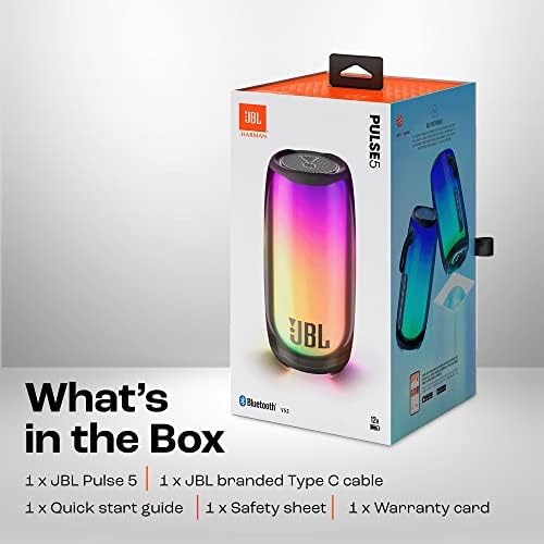 JBL Pulse 5 Enceinte Bluetooth portable avec effets lumineux, autonomie ...