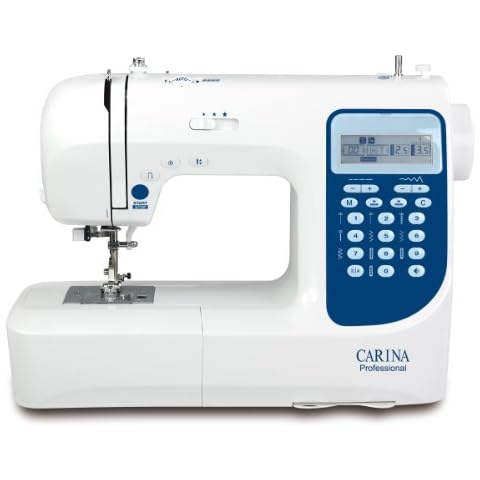 Carina Professional - Computer-Nähmaschine für Einsteiger, Fortgeschrittene & Profis; LED-Bildschirm, 206 Stichprogramme, Freiarm & LED-Nählicht Cover