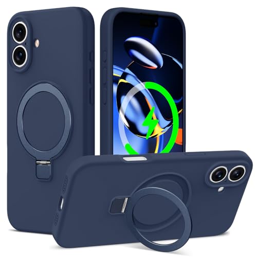 ZHK t̃VRfUC iPhone 16 Plusp }OlbgX^htP[X [mȃJYی] [~O[h̗ϏՌ] [\tg h~ }CNt@Co[n] XtBbgJo[AlCr[u[