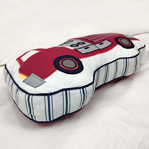 Brandream Boys Pillow Fire Truck Pillow Boys Cotton Decorative Throw Pillows Couch Bed Living Room Kids Bedroom Decor #TOP5