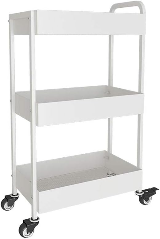 Kitchen Racks Floor Multi-Layer Wind Household Items Small Trolley Three-Tier Storage Rack V