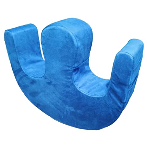 Dispositif nursing anti-escarres en mousse et flanelle pour rotation de patient