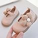 Toddler Baby Girls Dress Shoes Mary Jane Flats for Party School Wedding Ballet Shoes Flower Girls Dress Shoes (Khaki, 5.5 Infant)