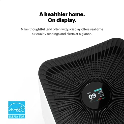Mila Air Purifiers For Large Room, Hepa Air Filter For Pets Pollen Pet Dander Dust Smoke Voc Virus Mold Allergens, Bedroom Air Purifier, Smart Air Purifier Auto Mode Carbon Filter, Critter Cuddler #TOP5