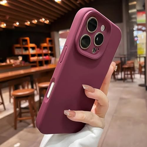 Coque de Luxe en Silicone pour iPhone 16 Pro Max
