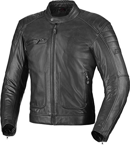 Büse Chester Chaqueta de piel para moto, color negro, 54