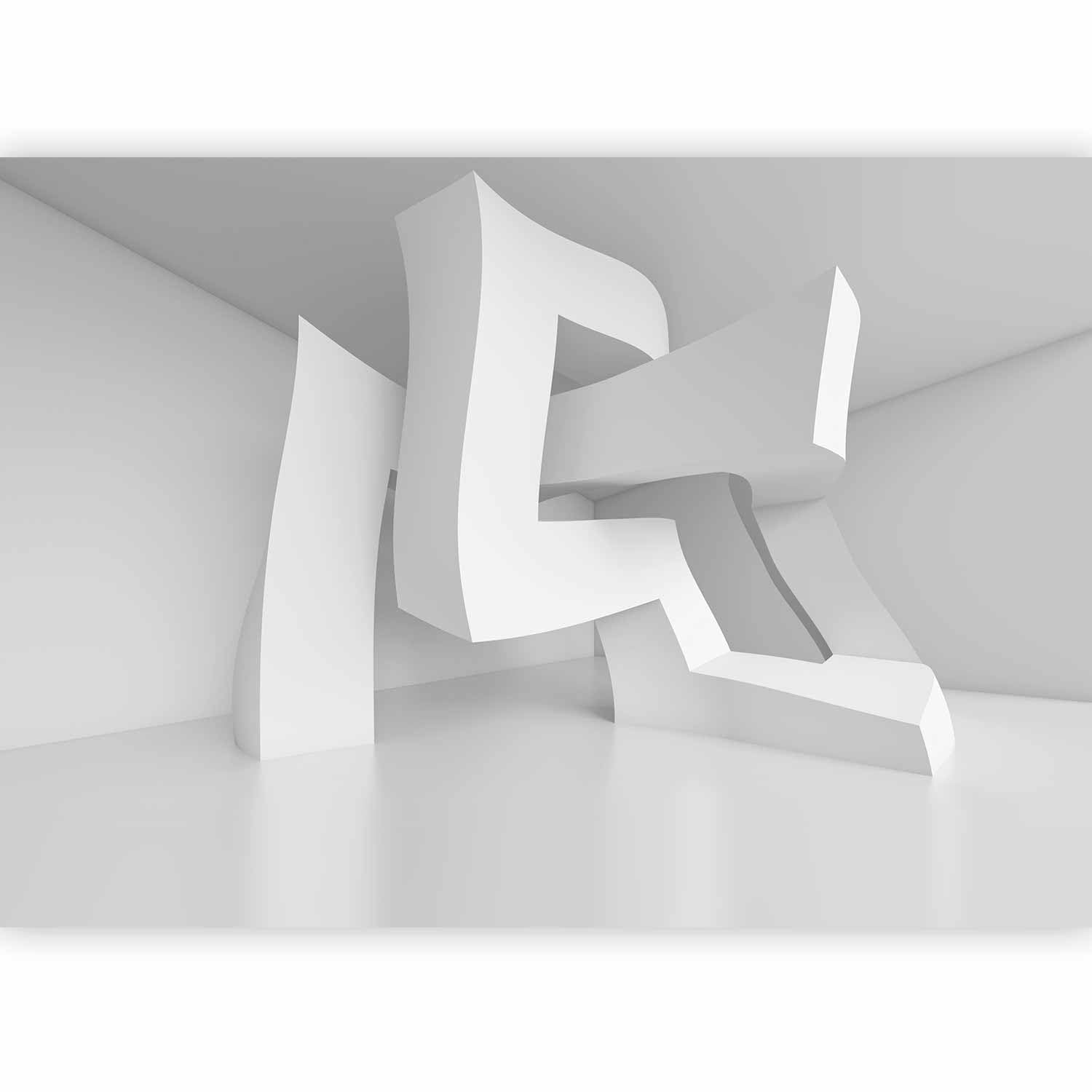 artgeist Wall Mural Abstract 3D 173x124 in - Peel and Stick Self-Adhesive Wallpaper Removable Large Sticker Foil Wall Decor Print Picture Image Design a-B-0040-a-a