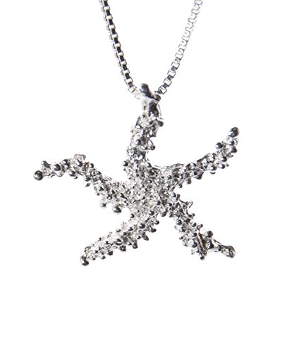 Girocollo argento stella marina nido ape