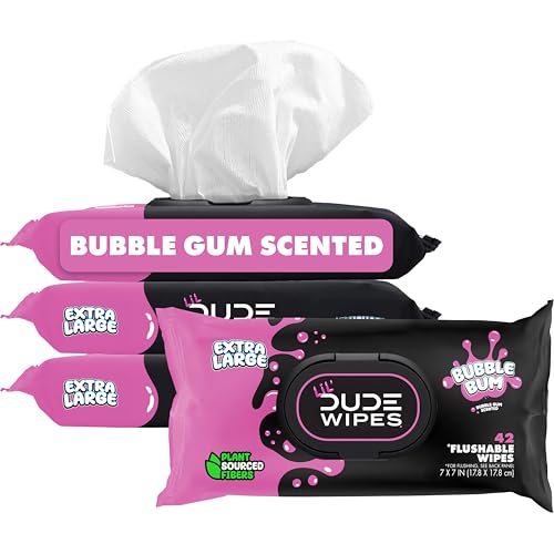 DUDE Wipes LiL’ DUDE bubble gum scented wipes image