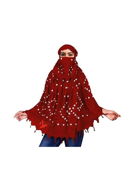 Image of Pure Cotton Long Scarf Cum Mask With Sun Protection Cover Face Cotton Mask scarves Stylish Universal Size Usable dupatto vehicle Driver sunlight UV protection For Girls & Womens
