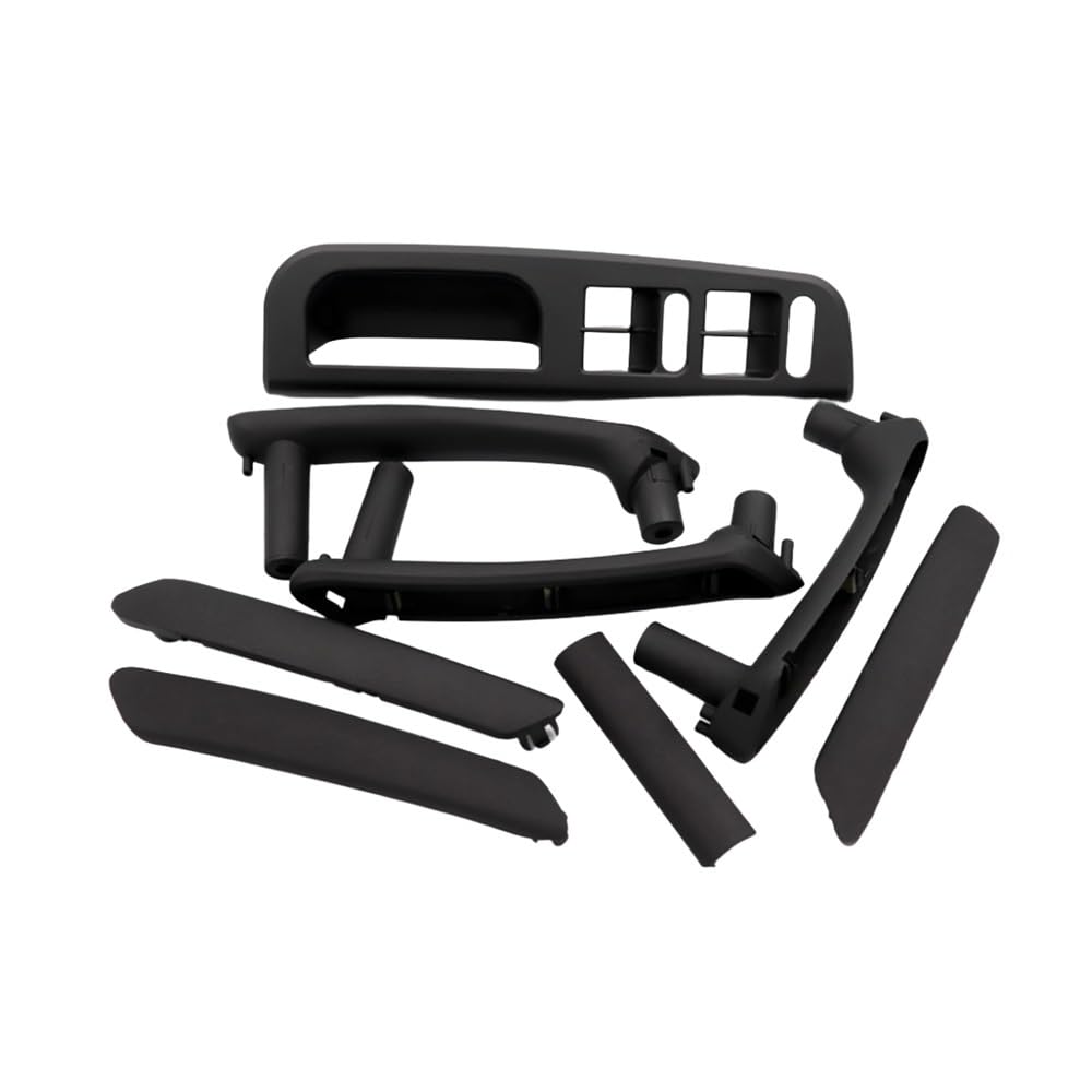 Apeycrx One Color Door Handles Interior 8Pcs Black Interior Door Handle With Trim For Passat B5 3B1 867 171 3B1867171